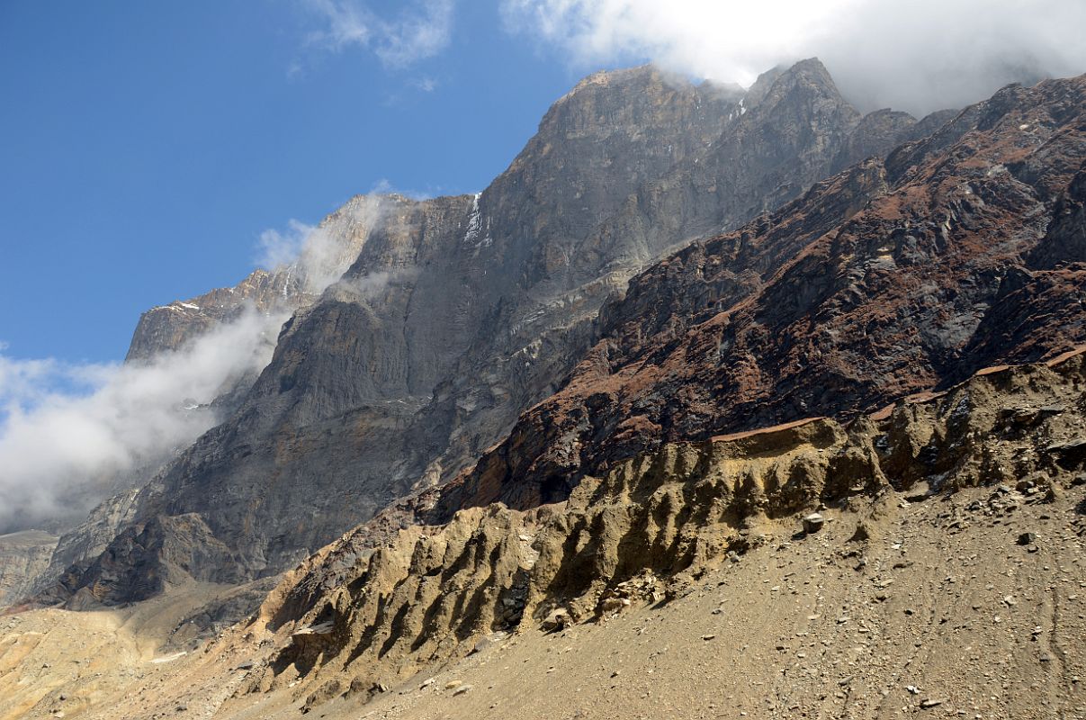 20 Valley Wall From Chhonbardan Glacier Between Glacier Camp And Italy Base Camp Around Dhaulagiri 